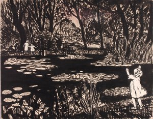 Bez tytułu (Lily Pond) autorstwa H. Lyman Sayen