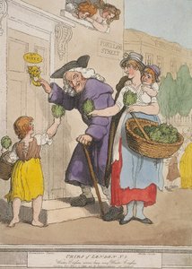 „Rzeżuchy wodne, chodź kup moje rzeżuchy wodne”, płyta V z Cries of London, 1799