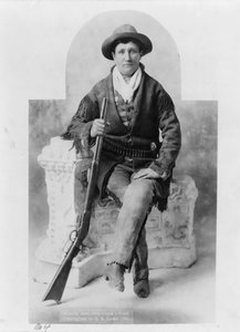 Calamity Jane jako zwiadowca generała Crook autorstwa H. R. Locke