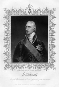 Charles Whitworth, wicehrabia Whitworth, XIX wiek autorstwa H. Robinson