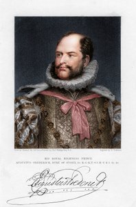 Książę August Fryderyk, książę Sussex, XIX w. autorstwa H. Robinson