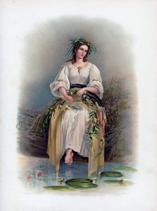„Ofelia”, 1891. autorstwa H Saunders
