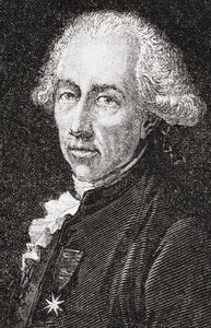Francois Alexandre Frederic, Duc de la Rouchefoucauld-Liancourt, ryty Pannemaker-Ligny, z „Histoire de la Revolution Francaise” Louisa Blanca (1811–82)