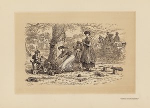 Wprowadzenie do treningu (grawerowanie) autorstwa Hablot Knight (1815 92) Browne