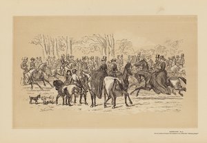 Rotten Row, nr 2, jak jest (grawerunek) autorstwa Hablot Knight (1815 92) Browne
