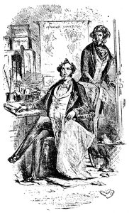 Dombey & Son autorstwa Charlesa Dickensa autorstwa Hablot Knight Browne