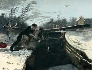 Nasz wspólny przyjaciel Dickensa autorstwa Hablot Knight Browne