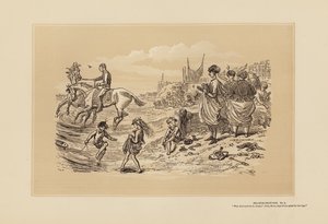 Szkice nadmorskie, nr 2, To takie dobre dla nóg (grawerunek)