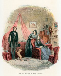 Ilustracja do Davida Copperfielda autorstwa Hablot Knight Browne