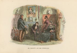 Ilustracja do Davida Copperfielda autorstwa Hablot Knight Browne