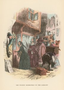 Ilustracja do Dombey i Son autorstwa Hablot Knight Browne