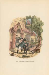 Ilustracja do dokumentów Pickwicka autorstwa Hablot Knight Browne