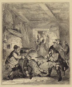 Nieznany kamerdyner Jonathana Wilda autorstwa Hablot Knight Browne