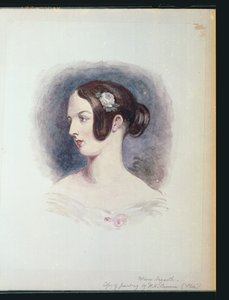 Mary Hogarth, ok. 1890 (wc na papierze) autorstwa Hablot Knight Browne