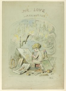 Pan Miłość, Architekt autorstwa Hablot Knight Browne