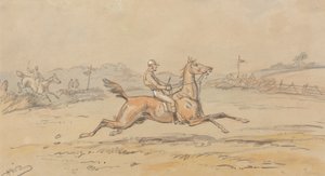 Wyścigi point-to-point autorstwa Hablot Knight Browne