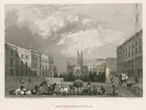 Kościół św. Zbawiciela, Southwark, Londyn autorstwa Hablot Knight Browne