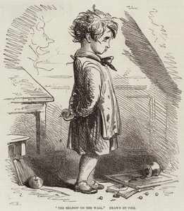 Cień na ścianie autorstwa Hablot Knight Browne