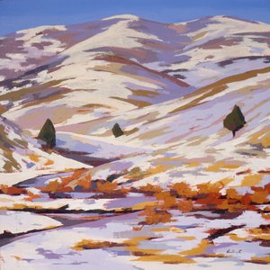 Marcowa melodia, ok. 2025 (olej na płótnie) autorstwa Hadley Rampton