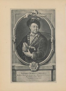 Portret przyrodnika, botanika i geografa Johanna Georga Gmelina 1709-1755, połowa XVIII w. autorstwa Haid
