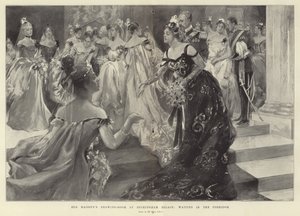 Salon Jej Królewskiej Mości w Pałacu Buckingham (rycina) autorstwa Hal Hurst