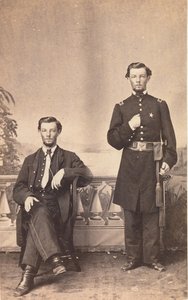 Alonzo H. Sterrett, późny adiutant czterdziestej piechoty amerykańskiej, 27 lipca 1865 r. autorstwa Hall and Company