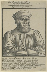 Ioannes Aventinus - dedicatio Annalium Boiorum autorstwa Hanns Lautensack