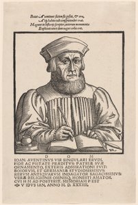 Johann Aventinus (Johann Turmair) autorstwa Hanns Lautensack