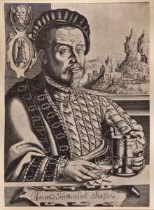 Hans Sebald Lautensack, niemiecki grafik, rysownik i medalier, XVI w. 1894