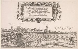 Panoramiczny widok Norymbergi: część prawa, 1552.