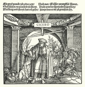 Sprawiedliwość (grawerowanie) autorstwa Hans (after) Burgkmair
