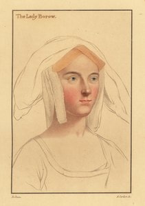 Alice London lub Catherine Clifton lub Catherine Parr., 1812 (grawerowanie) autorstwa Hans (after) Holbein the Younger