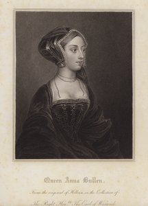 Anna Boleyn, druga żona króla Henryka VIII (grafika)
