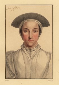 Anne of Cleves lub Amalia of Cleves., 1812 (grawerowanie)