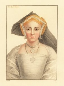 Frances Howard, hrabina Surrey., 1812 (grawerowanie) autorstwa Hans (after) Holbein the Younger