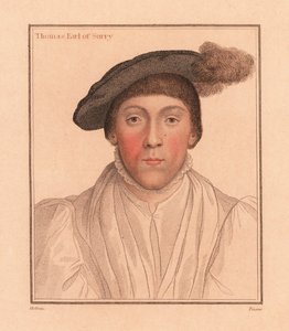 Thomas Howard, hrabia Surrey., 1812 (rycina) autorstwa Hans (after) Holbein the Younger