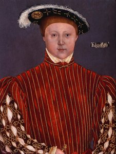 ""Portret Edwarda VI (1537-1553) Króla Anglii"" Obraz Koła Hansa Holbeina Młodszego autorstwa Hans (circle of) Holbein the Younger