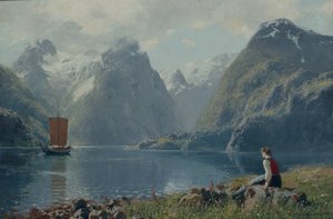 Z Balestrand (olej na płótnie)