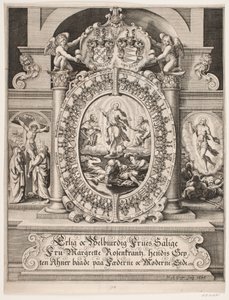 Wyjaśnienie Chrystusa. Otoczony tarczami Margrethe Rosenkrantz