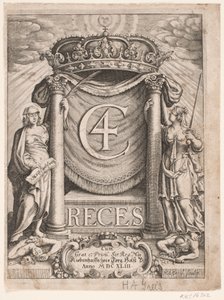 Strona tytułowa dla Christiana IV Reces 1643