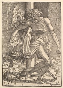 Chrystus z narzędziami tortur podtrzymywany przez małego anioła, 1517.