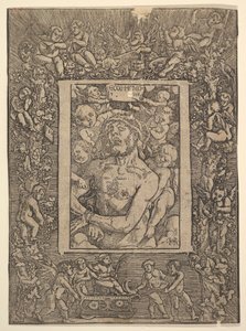 Ecce Homo z ozdobną ramką przedstawiającą triumf Bachusa, 1511. autorstwa Hans Baldung