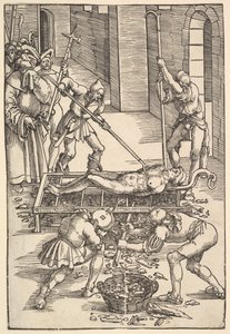 Męczeństwo św. Wawrzyńca, ca. 1505. autorstwa Hans Baldung