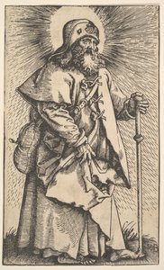 Św. Jakub Większy od Chrystusa i Apostołów, 1519. autorstwa Hans Baldung