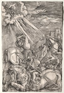 Nawrócenie św. Pawła autorstwa Hans Baldung