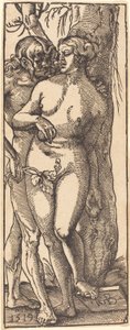 Adam i Ewa, 1519 autorstwa Hans Baldung Grien