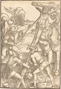 Chrystus podniesiony na krzyżu autorstwa Hans Baldung Grien