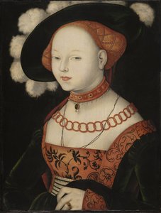 niemiecki: Bildnis einer Dame Portret damy autorstwa Hans Baldung Grien