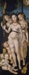 Niemiecki: Die Jugend (Die drei Grazien) Harmonia lub Trzy Gracje autorstwa Hans Baldung Grien