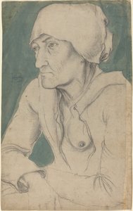 Półpostać starszej kobiety w czapce autorstwa Hans Baldung Grien